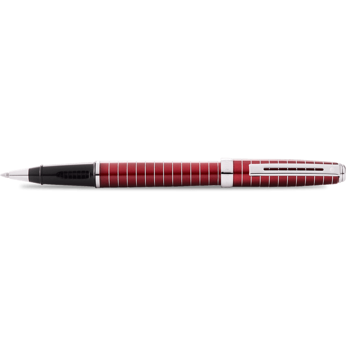 Sheaffer Prelude Rollerball Pen - Merlot Red - Chrome Trim - Pen Boutique Ltd