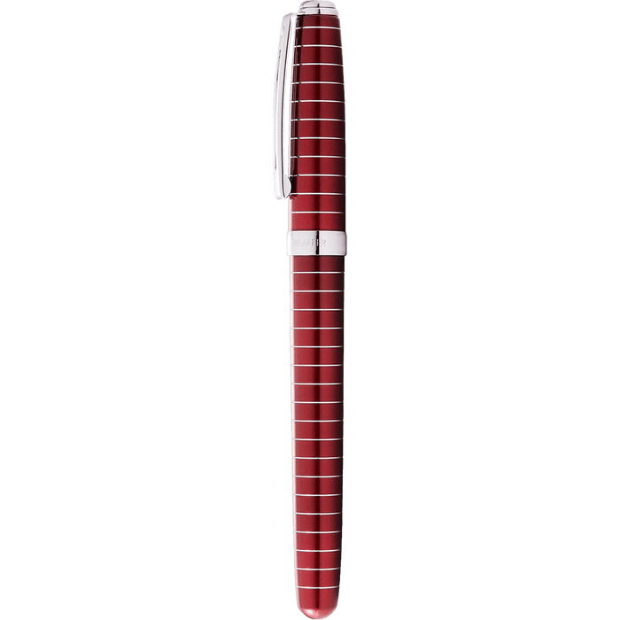 Sheaffer Prelude Rollerball Pen - Merlot Red - Chrome Trim - Pen Boutique Ltd