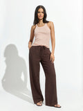 Shoreline Linen Pant Rich Soil