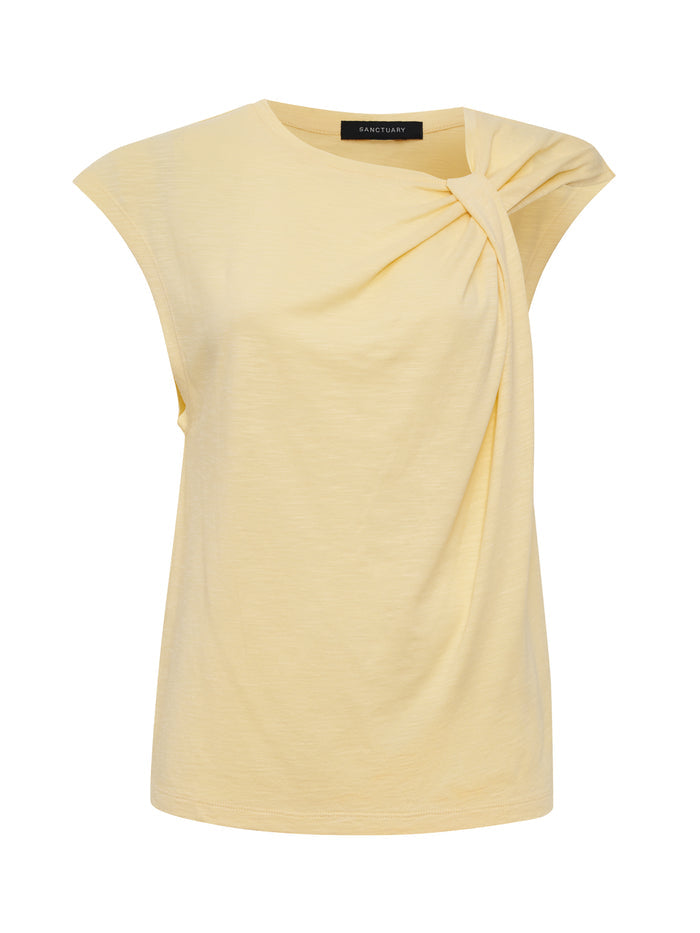 So Twisted Muscle Tee Banana Extended Sizing