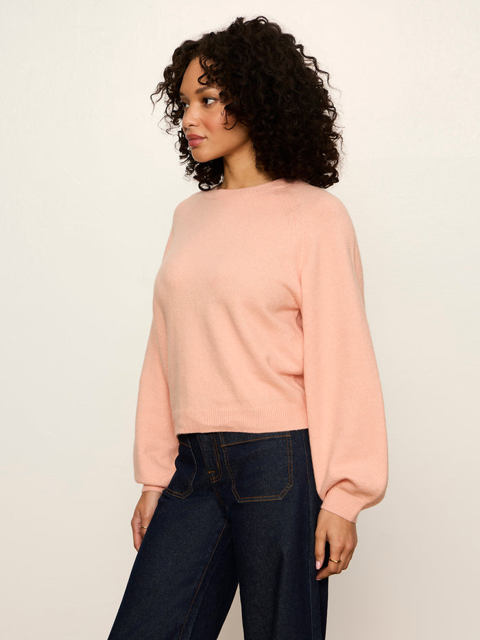 Soft Popover Sweater Light Persimmon