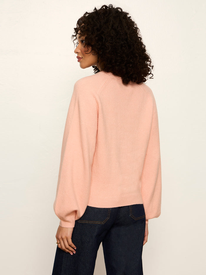 Soft Popover Sweater Light Persimmon