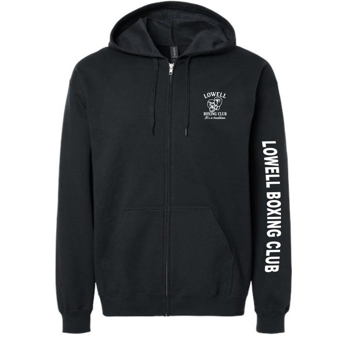 Softstyle® Midweight Fleece Full-Zip Hooded Sweatshirt