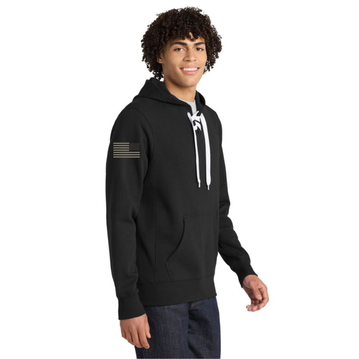 Sport-Tek® Lace Up Pullover Hooded Sweatshirt