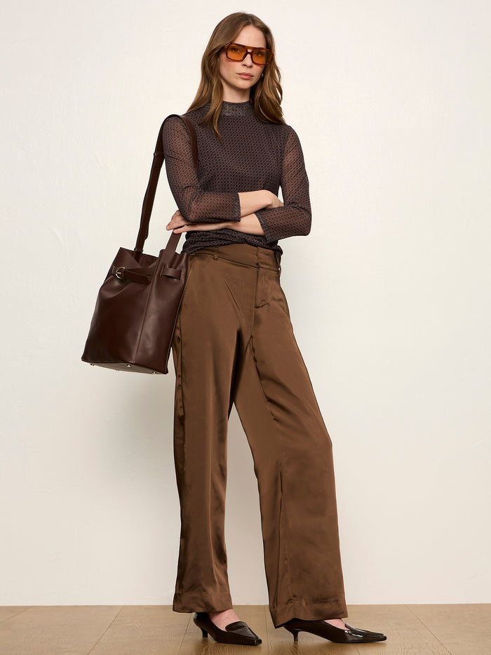 Spotlight Satin Trouser Espresso Martini