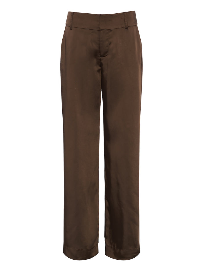 Spotlight Satin Trouser Espresso Martini