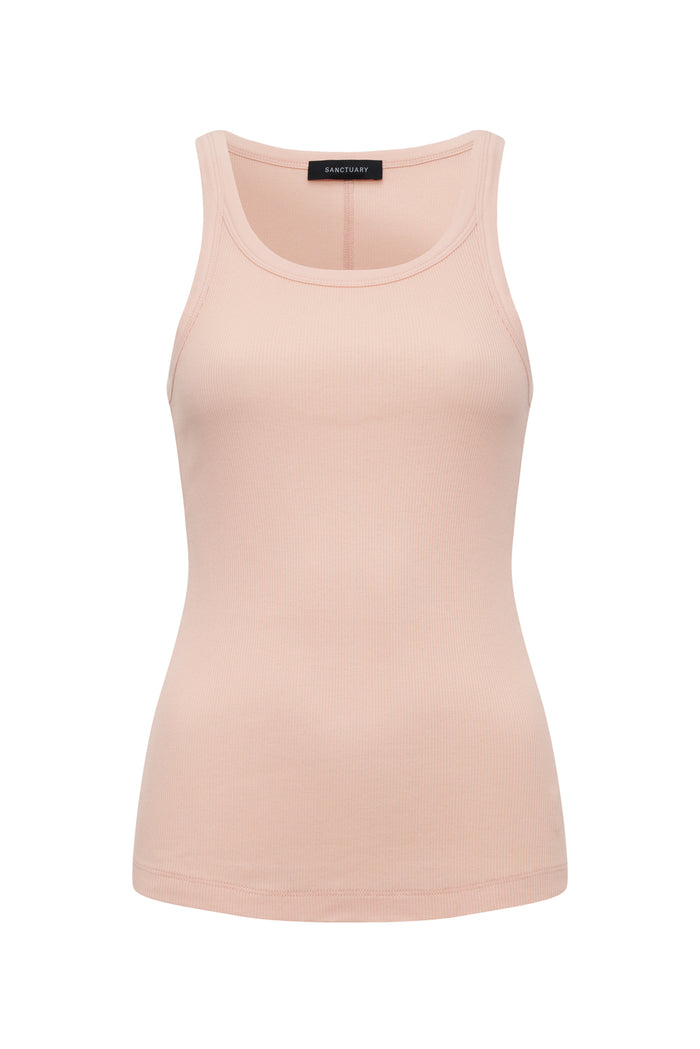 Sprinter Rib Tank Bleached Pink