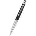 ST Dupont Defi Millennium Shiny Silver/Black Ballpoint Pen - Pen Boutique Ltd