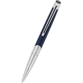 ST Dupont Defi Millennium Silver/Blue Navy Ballpoint Pen - Pen Boutique Ltd