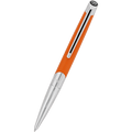 ST Dupont Defi Millennium Silver/Matte Orange Ballpoint Pen - Pen Boutique Ltd