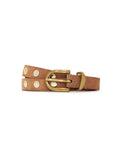Studded All Day Suede Belt Ancient Clay