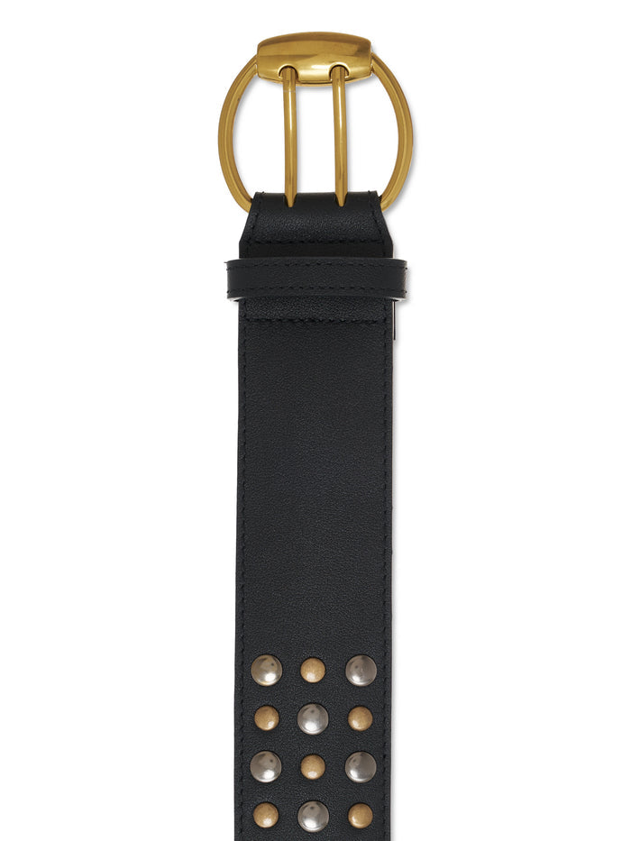 Studded Noir Belt Black