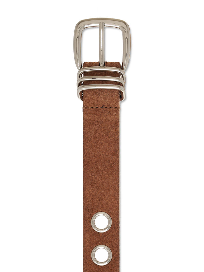 Suede Link Belt Ancient Clay