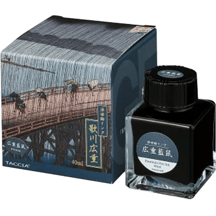 Taccia Ukiyo - e Ink Bottle - Hiroshige - Ainezu - 40 ml (Ver. 2) - Pen Boutique Ltd