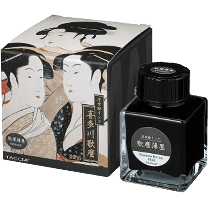 Taccia Ukiyo - e Ink Bottle - Utamaro - Usuzumi - 40 ml (Ver. 2) - Pen Boutique Ltd