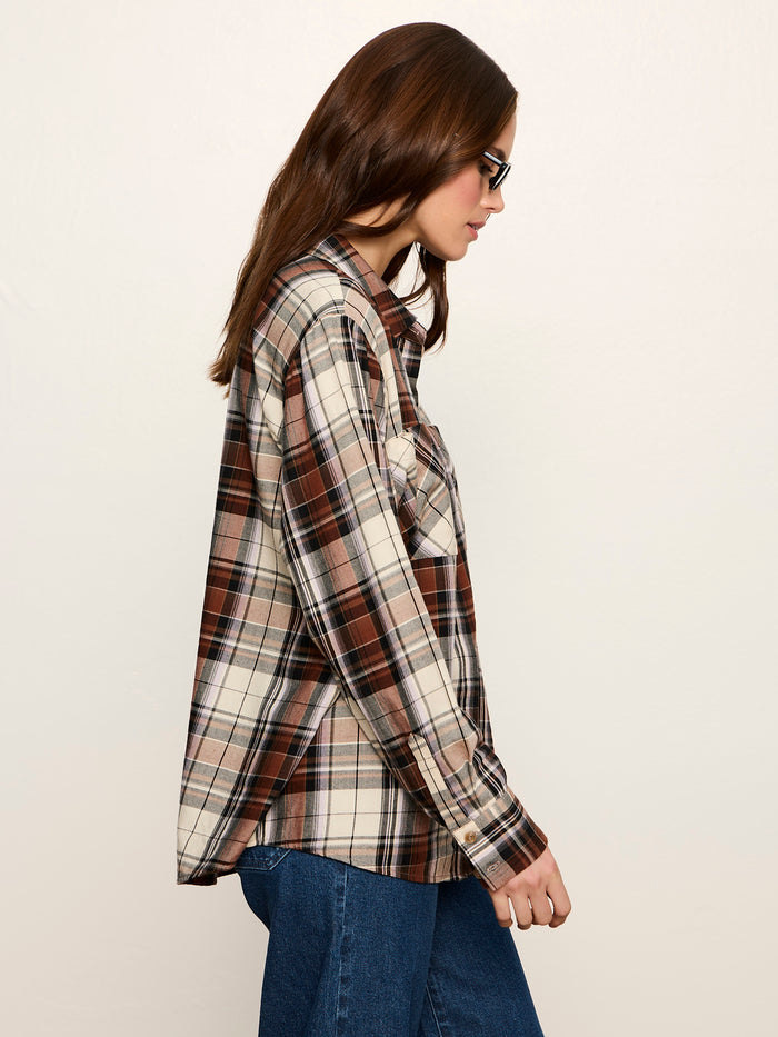 The City Plaid Shirt Haze Plaid