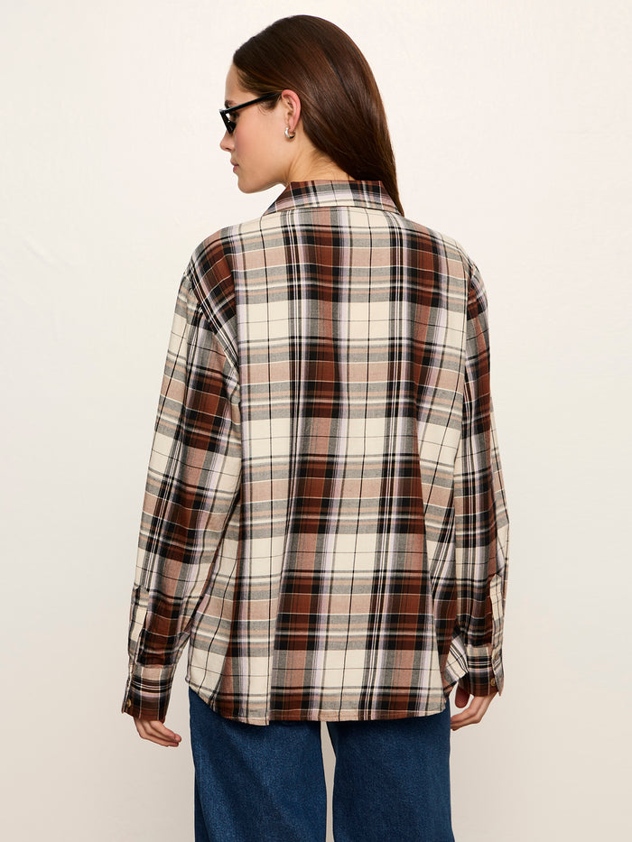 The City Plaid Shirt Haze Plaid