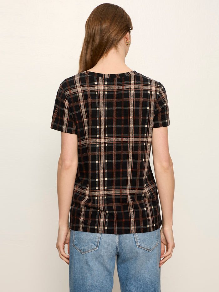 The Perfect Tee Cinder Plaid