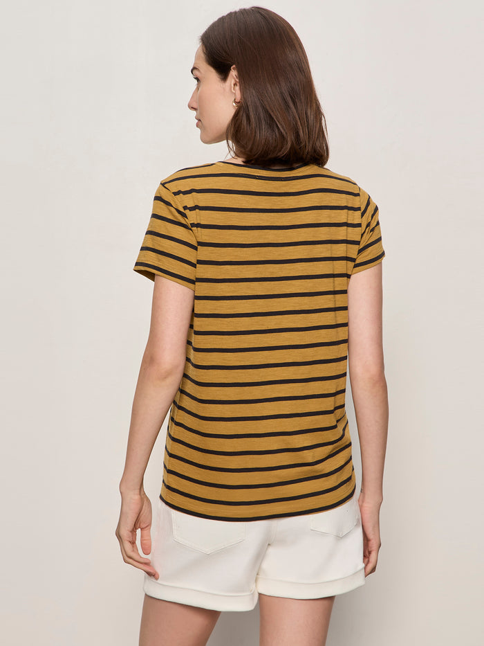 The Perfect Tee Cumin/Black Stripe