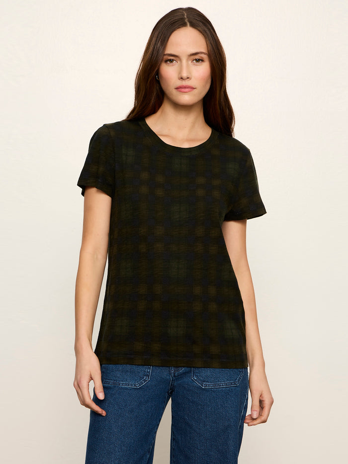The Perfect Tee Forest Plaid