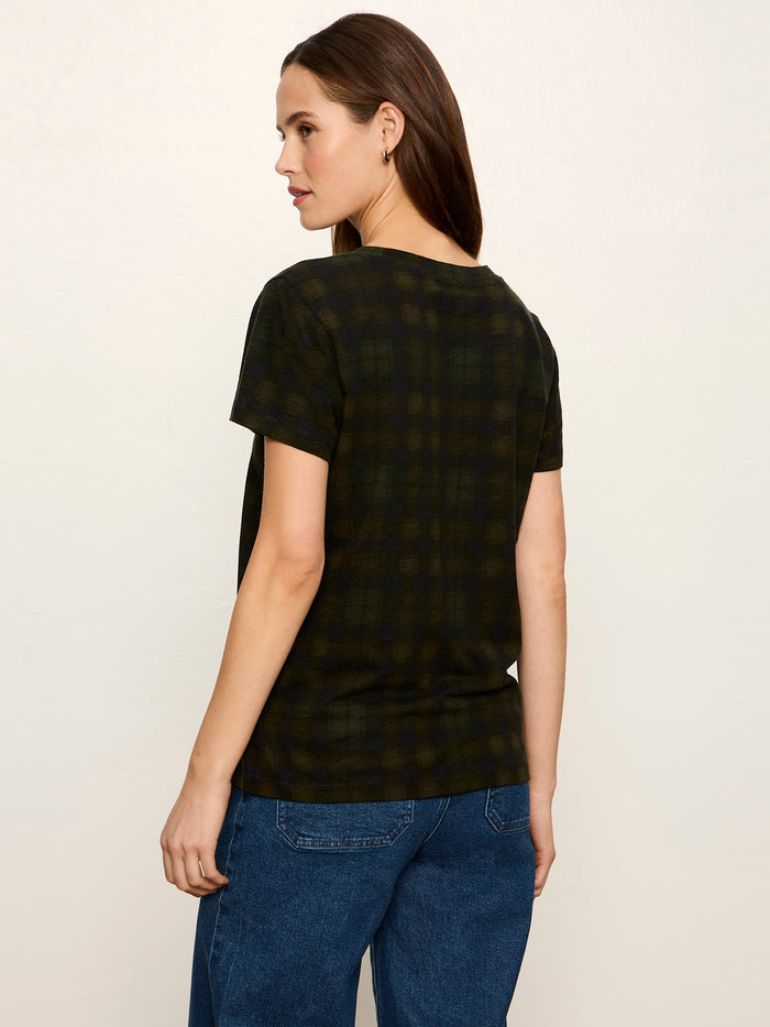 The Perfect Tee Forest Plaid