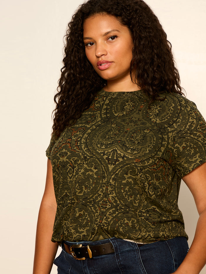 The Perfect Tee Midnight Moss Extended Sizing