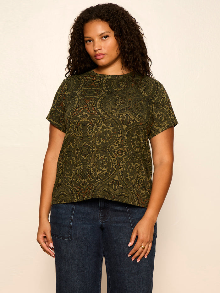 The Perfect Tee Midnight Moss Extended Sizing