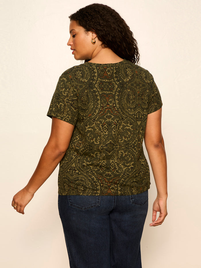 The Perfect Tee Midnight Moss Extended Sizing