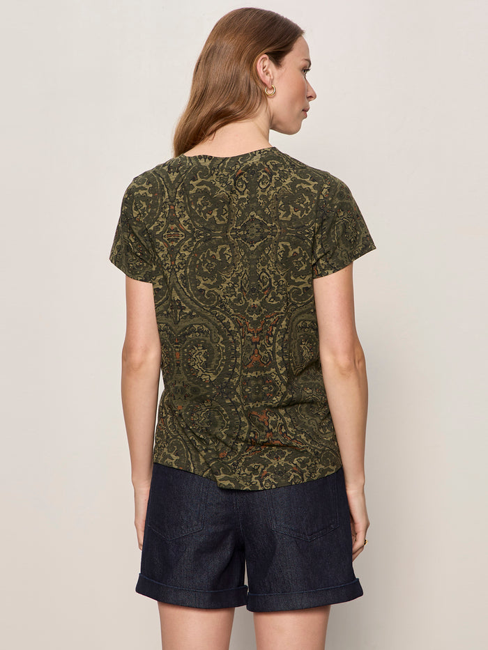 The Perfect Tee Midnight Moss Petite Sizing