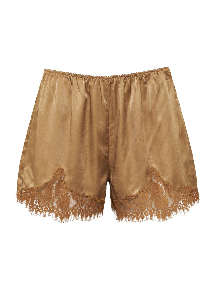 Timeless Satin Lace Short Toasted Coconut