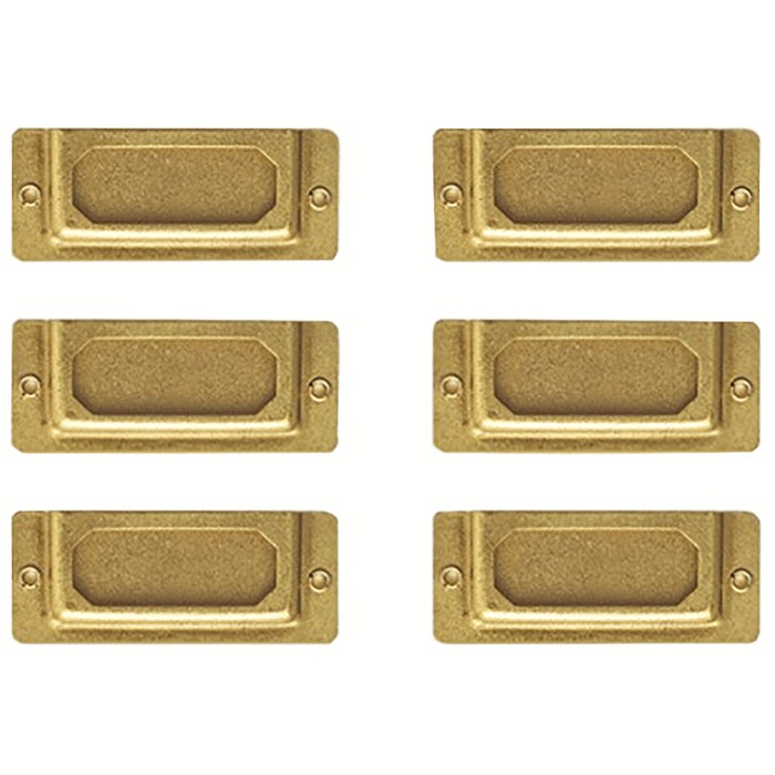 Traveler's Brass Label Plate - Pen Boutique Ltd