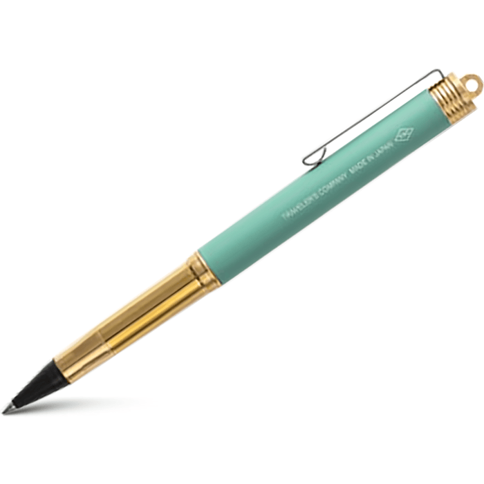 Traveler's Brass Rollerball Pen - Factory Green - Pen Boutique Ltd