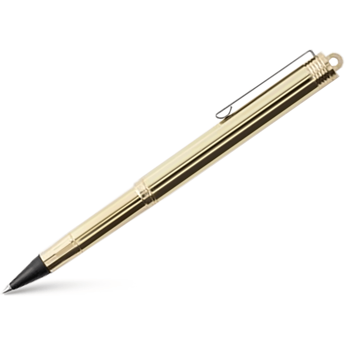 Traveler's Brass Rollerball Pen - Solid - Pen Boutique Ltd