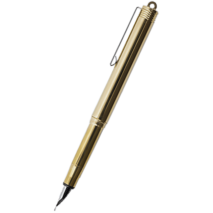 Traveler's Fountain Pen - Brass - Pen Boutique Ltd