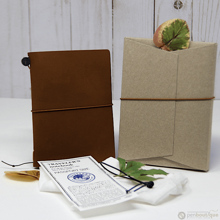 Traveler's Notebook - Brown - Passport Size - Pen Boutique Ltd