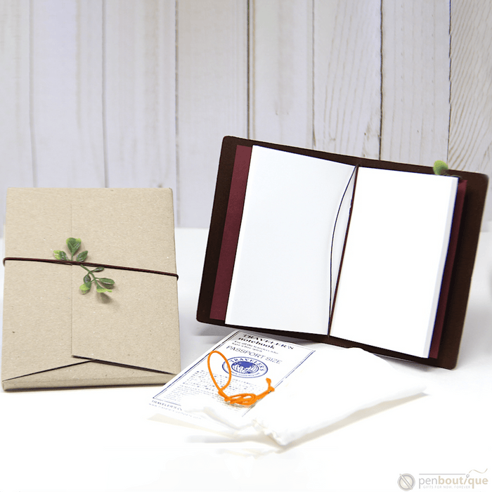 Traveler's Notebook - Brown - Passport Size - Pen Boutique Ltd