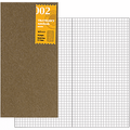 Traveler's Notebook 002 Refill - Regular Size - Grid - Pen Boutique Ltd