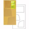 Traveler's Notebook 004 Refill - Regular Size - Pocket Sticker - Pen Boutique Ltd