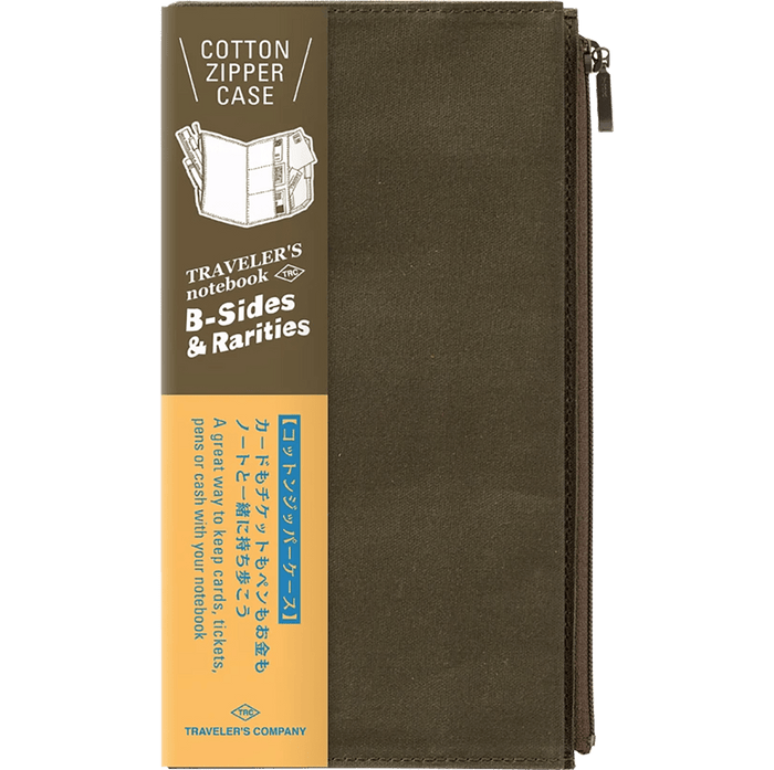 Traveler's Notebook Case - Olive (Regular Size) - Pen Boutique Ltd