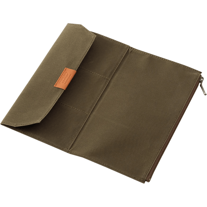 Traveler's Notebook Case - Olive (Regular Size) - Pen Boutique Ltd