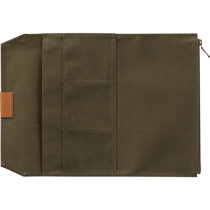 Traveler's Notebook Case - Olive (Regular Size) - Pen Boutique Ltd
