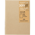 Traveler's Notebook P09 Refill - Passport Size - Kraft Paper - Pen Boutique Ltd