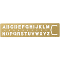 Traveler's Template Bookmark Alphabet - Pen Boutique Ltd