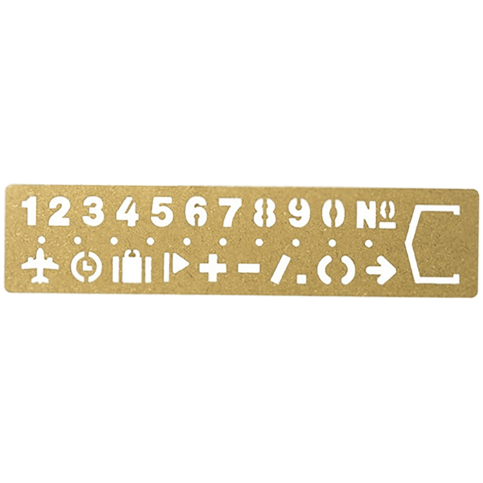 Traveler's Template Bookmark Number - Pen Boutique Ltd