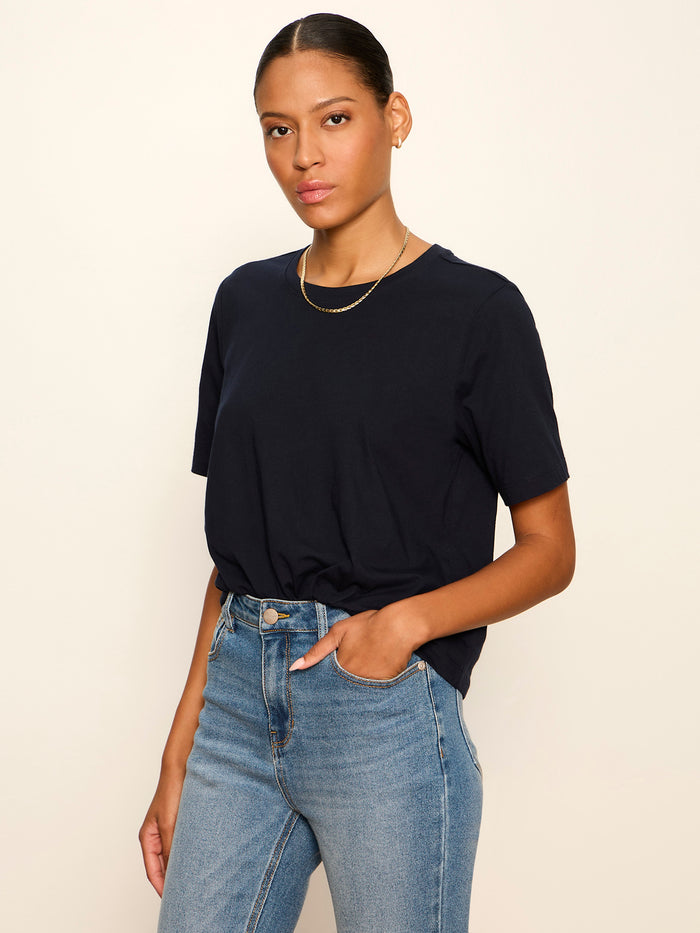 Tuck It Under Tee Navy Blazer