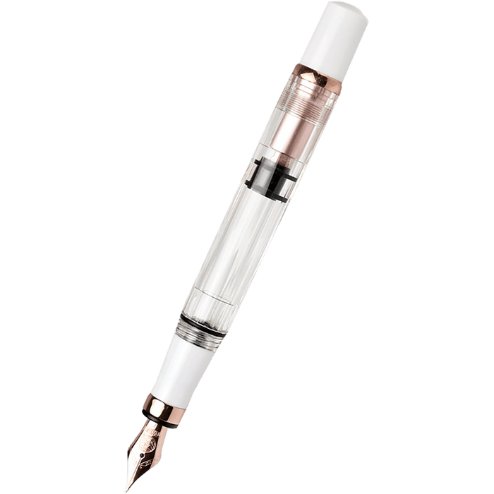 TWSBI Fountain Pen - Diamond 580 - White - Rose Gold II - Pen Boutique Ltd