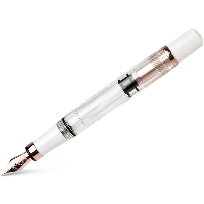 TWSBI Fountain Pen - Diamond 580 - White - Rose Gold II - Pen Boutique Ltd