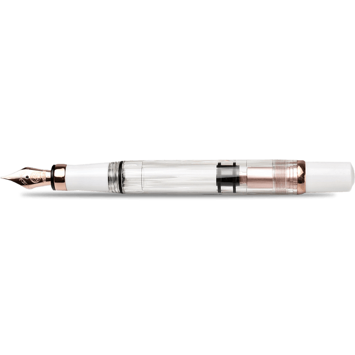 TWSBI Fountain Pen - Diamond 580 - White - Rose Gold II - Pen Boutique Ltd
