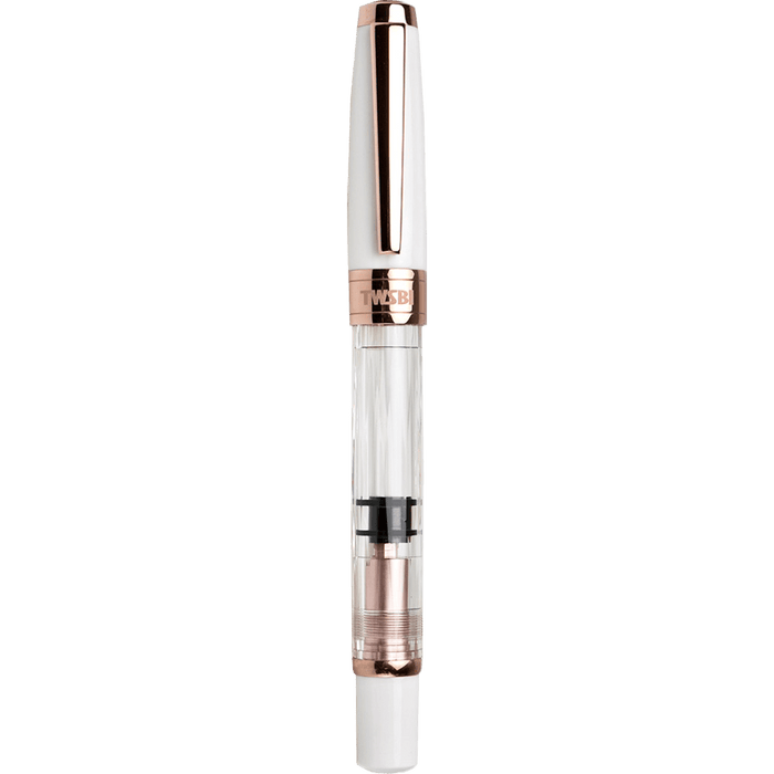 TWSBI Fountain Pen - Diamond 580 - White - Rose Gold II - Pen Boutique Ltd