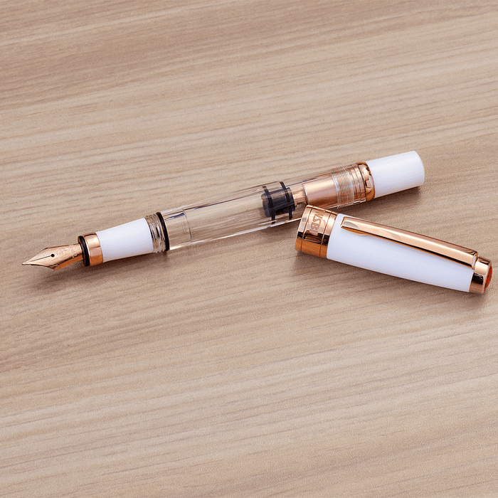 TWSBI Fountain Pen - Diamond 580 - White - Rose Gold II - Pen Boutique Ltd